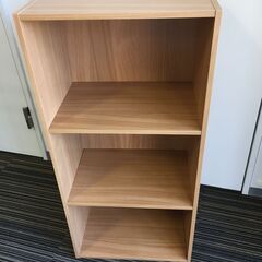 ♪【早めの引取希望】木製 3段 収納BOX 収納棚 物置棚 収納...