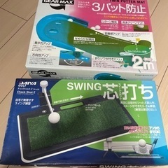 ゴルフ　ツインパターマット&スイングスイートスポット