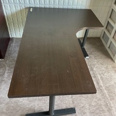 現在交渉中！【値下げしました！】パソコン机 木製 大 値段交渉可‼️