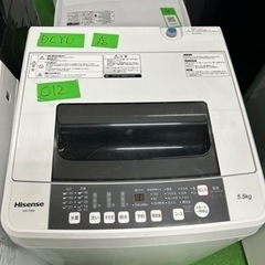 早い者勝ち大セール‼️‼️＋ご来店時、ガン×2お値引き‼️Hisense(ハイセンス) 2017年製 5.5kg 洗濯機?