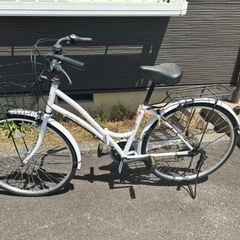 折りたたみ自転車　26インチ　変則付