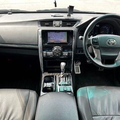 トヨタ マークX2.5 250G Sパッケージ　自社 /ローン可決率90パー頭金・保証人不要 （ブラック）の画像