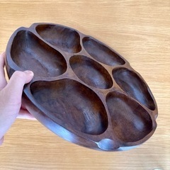 天然木　オードブルプレート　大皿　木製の画像
