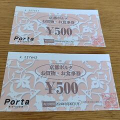 京都ポルタお買い物お食事券