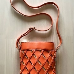 【ほぼ新品✨️】ショルダーバッグ/オレンジ