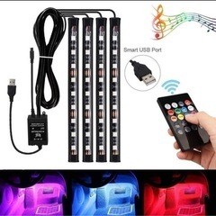 ledテープライト usb フットライト ムードランプ ネオン 用品 インテリアの画像
