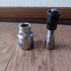 自転車工具:クランク ボトムブラケット 取り外し修理工具