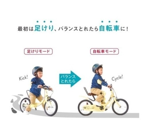 people ケッターサイクル　自転車 キッズ16インチ