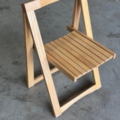 椅子☆チェア☆木製☆折りたたみ☆格安☆中古☆配達相談可能☆早い者勝ち🫵🏾新生活に♪の画像