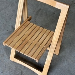 椅子☆チェア☆木製☆折りたたみ☆格安☆中古☆配達相談可能☆早い者勝ち🫵🏾新生活に♪の画像