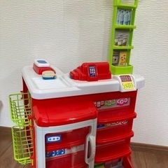 お店屋さん　お買い物ごっこ　レジおもちゃ の画像