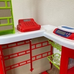 お店屋さん　お買い物ごっこ　レジおもちゃ の画像