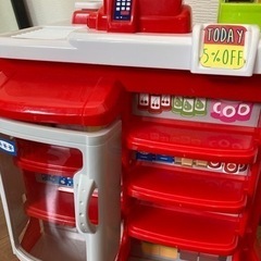 お店屋さん　お買い物ごっこ　レジおもちゃ の画像