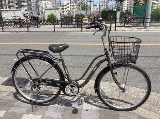 ♪ジモティー特価♪装備充実！！シマノ製外装６段変速・ローラーブレーキ・ＬＥＤオートライト　２６型中古自転車