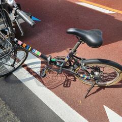6段ギア付き　20インチ　　折り畳み式自転車　フォルクスワーゲン