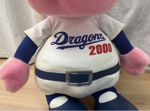 A14273 【中日 ドラゴンズ】 サイン入り パオロン 巨大 ぬいぐるみ ジャンボ ぬいぐるみ 90cm