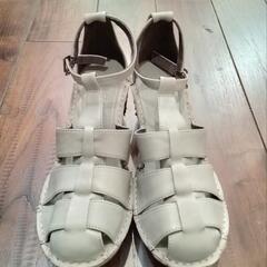 ★【ヒナデイグリーン】グルカ  ストラップサンダル  厚底ウエッ...