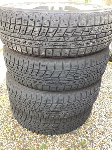 軽自動車155/65/14 ヨコハマIG60 2021年製&シュナイダーアルミガンメタ美品4本セット本日限定価格