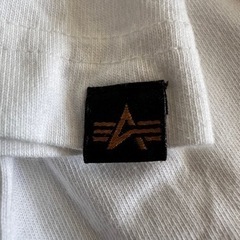 【状態良好】アルファインダストリーUSAロゴ入りTシャツLサイズの画像