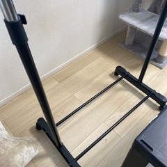 引き出し収納、ポールハンガー セットの画像