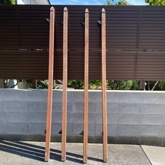 【取引終了】ラティス支柱4本セットの画像