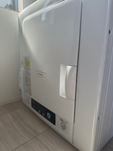 値下げ交渉OK　HITACHI 電気衣類乾燥機　6kg 2019年製DE-N60WV⚠️注意有