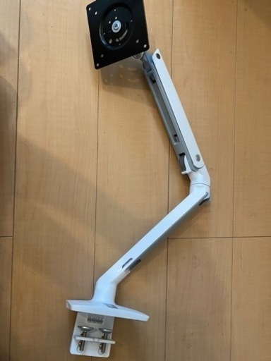 エルゴトロン MXV デスクモニターアーム スリムタイプ ホワイト/白 34インチ(3.2~9.1kg)まで対応