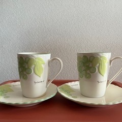 【イブ・サンローラン】コーヒーカップ＆ソーサー(ペア)の画像