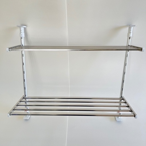 【2000円】 つっぱり棚2段 60cm TP2-60 田窪工業所