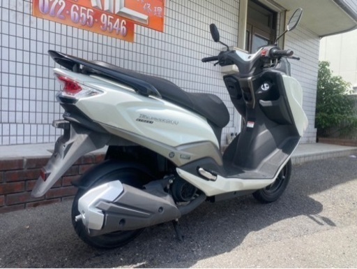 ★18万円 バーグマン125 セル1 実働車　走行少ない！スズキ　バーグマン　小型　スクーター