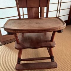 【OmNi ANTIQUEs】古いベビーチェアです(^_^)の画像