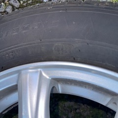 タイヤホイール付きの画像