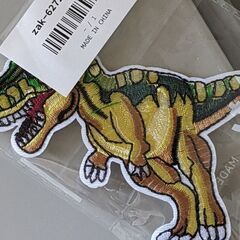 恐竜アイロンワッペンの画像