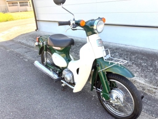 ☆ 美車 走1.3万　ホンダ　リトルカブ 緑　セル無し　３速　キャブレター　ノーマル　原付　AA01 キック１発　軽整備済み　和歌山市　発送可能