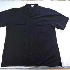 BTC メンズ　シャツ　半袖　黒色　大きなサイズ　D