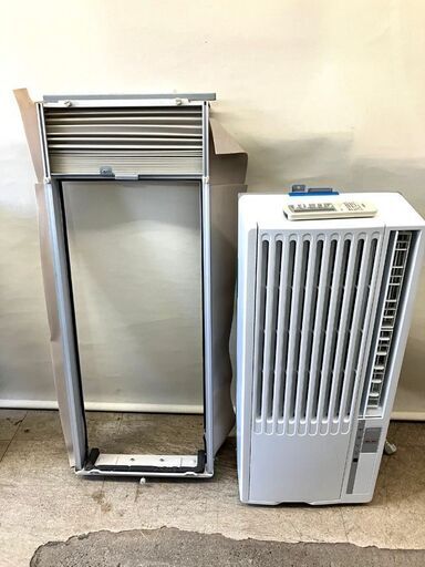 【札幌市内配送可】ハイアール/Haier 窓用ルームエアコン JA-16V 鉄筋 6～7畳用 木造4~4.5畳 2021年製 動作良好