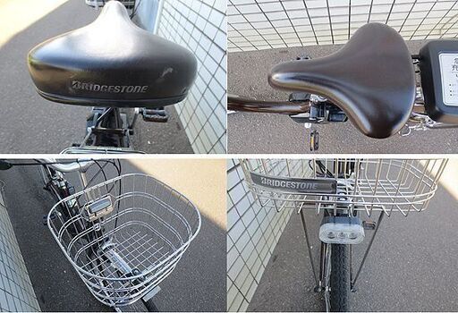 値下げしました！ブリヂストン 電動アシスト自転車 26インチ アシスタ A6DF85 内装3段 8.7Ah 荷台にチャイルドシート装着可能 北20条