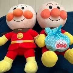 アンパンマン 2体 ぬいぐるみ