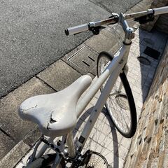■自転車 ホワイト ライトウェイ シェファードシティ 160-175cmの画像
