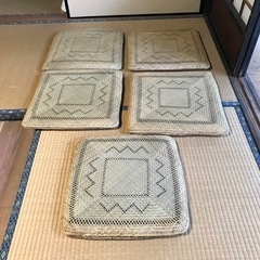 夏用座布団５枚　２
