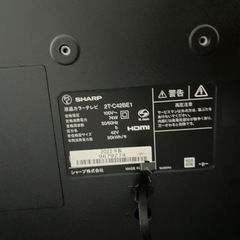 テレビ SHARP 42型の画像
