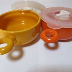 レンジ容器・保存容器・食器・スープ皿・キッチン用品の画像