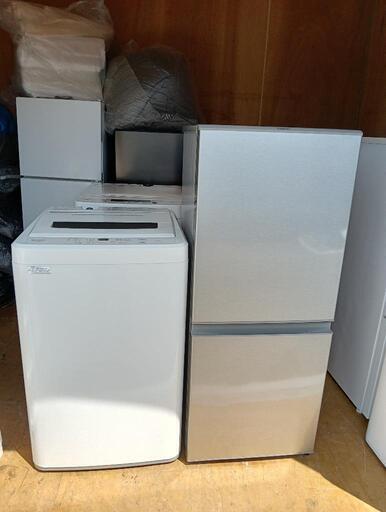 【セット38】【イチ押しセット】23区配送無料　冷蔵庫アクア126L＋洗濯機ハイセンス5.5kg