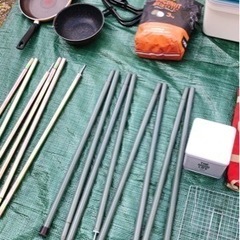 キャンプ用品セット売りの画像