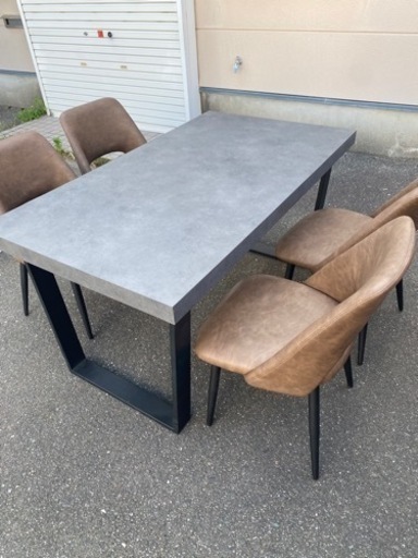 福岡市内配送無料 ダイニングテーブルセット ダイニングセット 4人掛け テーブル クライド ジュピター 4点セット 食卓用 