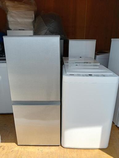 【セット39】【おすすめセット】23区配送無料　冷蔵庫アクア126L＋洗濯機ヤマダセレクト6kg
