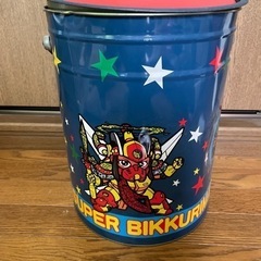 ビックリマン スツール缶 ペール缶(青)の画像