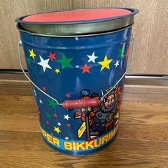 ビックリマン スツール缶 ペール缶(青)の画像