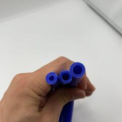 シリコンホース 4mm 6mm 8mm 各1m ブルー 耐熱 汎用の画像