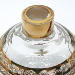ガラス製香水瓶 ムラーノグラス 高さ9cm イタリア製 パフュームボトル ハンドメイド ベネチアンガラス T.MURANO ITALY 札幌市 清田区 平岡の画像
